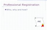 Professional Registration
