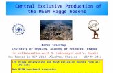 Central Exclusive Production of the MSSM Higgs bosons