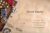 Social Equity