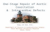 One-Stage Repair of Aortic Coarctation  &  Intracardiac Defects