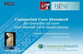Connected Care Standard for transfer of care and shared care applications