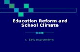 Education Reform and School Climate