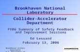 Brookhaven National Laboratory Collider-Accelerator Department