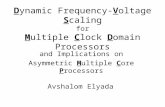 D ynamic Frequency- V oltage  S caling for M ultiple  C lock  D omain Processors