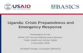 Uganda: Crisis Preparedness and Emergency Response