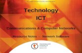 Technology ICT Communications & Computer Networks Resource Notes  -   Network Software