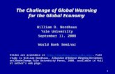 The Challenge of Global Warming for the Global Economy