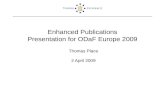 Enhanced Publications Presentation for ODaF Europe 2009
