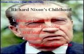 Richard Nixon’s Childhood