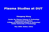 Plasma Studies at DUT