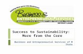 Success to Sustainability:  More from the Core