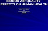 INDOOR AIR QUALITY: EFFECTS ON HUMAN HEALTH