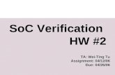 SoC Verification  HW #2