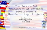 The Successful Management of Offshore Development & Manufacturing  Projects