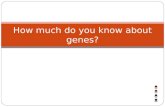 How much do you know about genes?