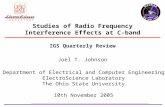 Studies of Radio Frequency Interference Effects at C-band