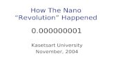 How The Nano “Revolution” Happened