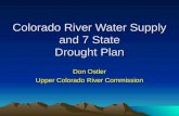 Colorado River Water Supply and 7 State Drought Plan