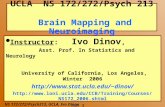 UCLA  NS 172/272/Psych 213 Brain Mapping and Neuroimaging