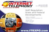VoIP Regulation: State and Federal Developments