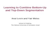 Learning to Combine Bottom-Up and Top-Down Segmentation
