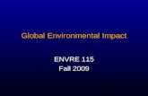 Global Environmental Impact