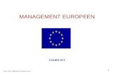 MANAGEMENT EUROPEEN