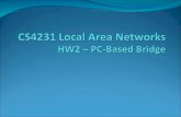 CS4231 Local Area Networks HW2 – PC-Based Bridge