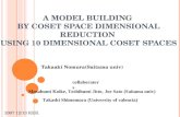 A MODEL BUILDING  BY COSET SPACE DIMENSIONAL REDUCTION  USING 10 DIMENSIONAL COSET SPACES