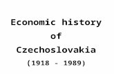 Economic history of Czechoslovakia ( 1918 - 1989)
