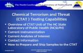 Chemical Terrorism and Threat  (CTAT ) Testing Capabilities
