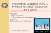 Implementing Leadership into CTE Programs for Student Engagement and Success