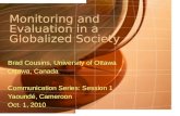 Monitoring and Evaluation  in a Globalized Society