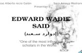 EDWARD WADIE SAID ( إدوارد سعيد )