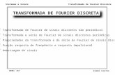 TRANSFORMADA DE FOURIER DISCRETA