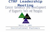 CTRF Leadership Meeting