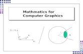 Mathmatics for  Computer Graphics