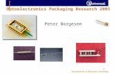Optoelectronics Packaging Research 2001