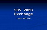 SBS 2003 Exchange