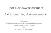 Peer-Review/Assessment Aid to Learning & Assessment