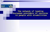 The network of leading  European providers of services  to people with disabilities