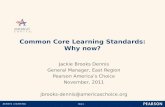 Common Core Learning Standards: Why now?