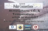 Atmospheric CO 2  & Temperature –  what is normal?