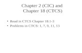 Chapter 2 (CIC) and  Chapter 18 (CTCS)
