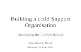 Building a cctld Support Organisation