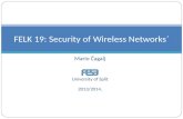 FELK 19:  Security of Wireless Networks *
