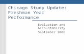 Chicago Study Update: Freshman Year Performance