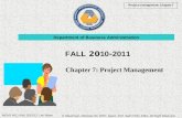 Chapter 7: Project Management