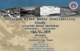Colorado River Water Availability Study Colorado Water Workshop Gunnison,  Colorado July 21, 2010