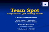 Team Spot Cooperative Light Finding Robots